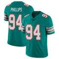 M.Dolphins #94 Jordan Phillips Player Aqua Limited Alternate Vapor Untouchable Home Game Odoa Stitched Jerseys