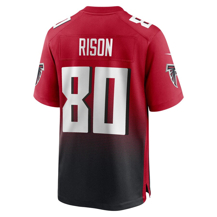 A.Falcons #80 Andre Rison Player Red Home Game Odoa Stitched Jerseys