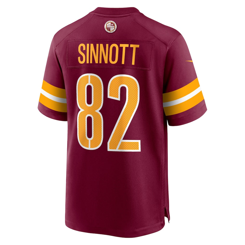 Odoa W.Commanders #82 Ben Sinnott Burgundy Game Jersey