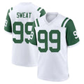 NY.Jets #99 T'Vondre Sweat Player White Classic Home Game Odoa Stitched Jerseys