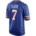 Odoa B.Bills #7 Doug Flutie Royal Game Retired Player Jersey