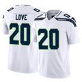S.Seahawks #20 Julian Love Player White Limited Vapor F.U.S.E. Home Game Odoa Stitched Jerseys