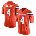 C.Browns #4 Deshaun Watson Player Orange Home Game Odoa Stitched Jerseys