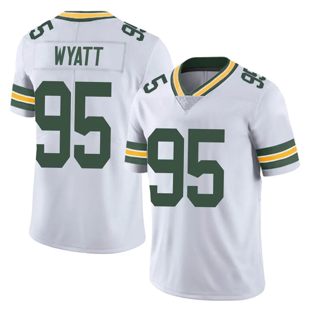 GB.Packers #95 Devonte Wyatt Player White Vapor Untouchable Limited Home Game Odoa Stitched Jerseys