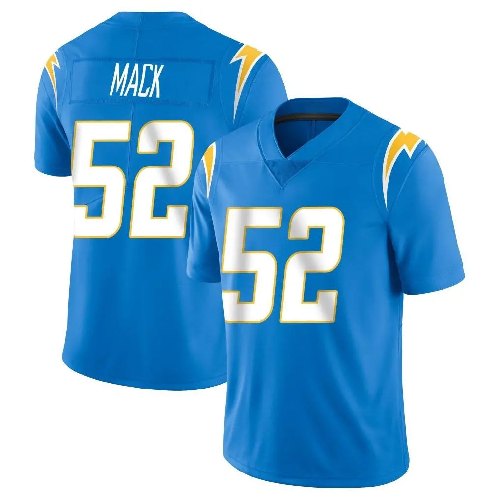 LA.Chargers #52 Khalil Mack Player Blue Limited Vapor Untouchable Home Game Odoa Stitched Jerseys