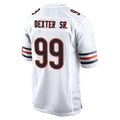 C.Bears #99 Gervon Dexter Sr. Player White Home Game Odoa Stitched Jerseys
