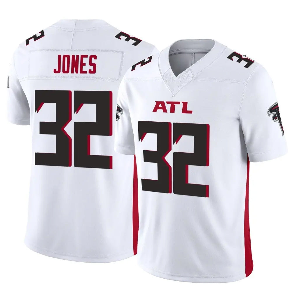 A.Falcons #32 Cash Jones Player White Vapor F.U.S.E. Limited Odoa Stitched Jerseys