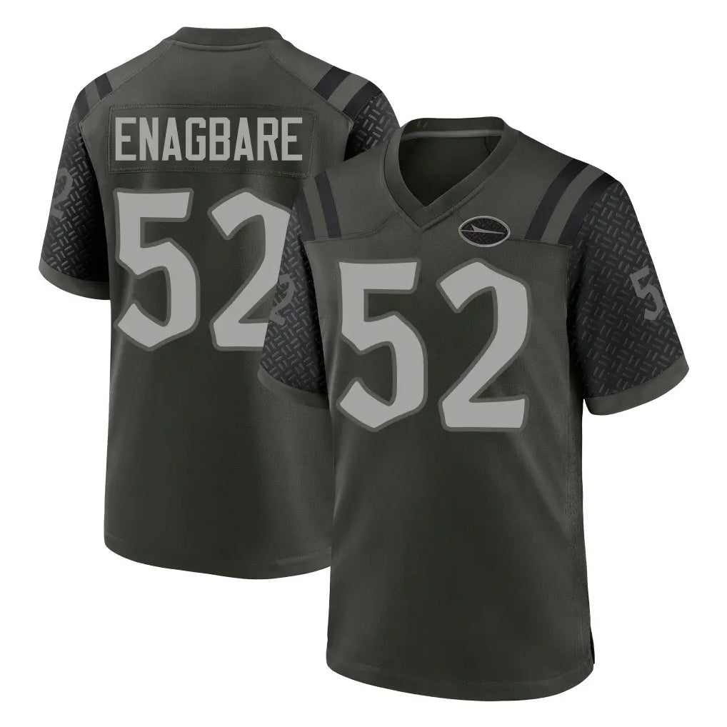 NY.Jets #52 Kingsley Enagbare Player Green 2025 Rivalries Collection Home Game Odoa Stitched Jerseys