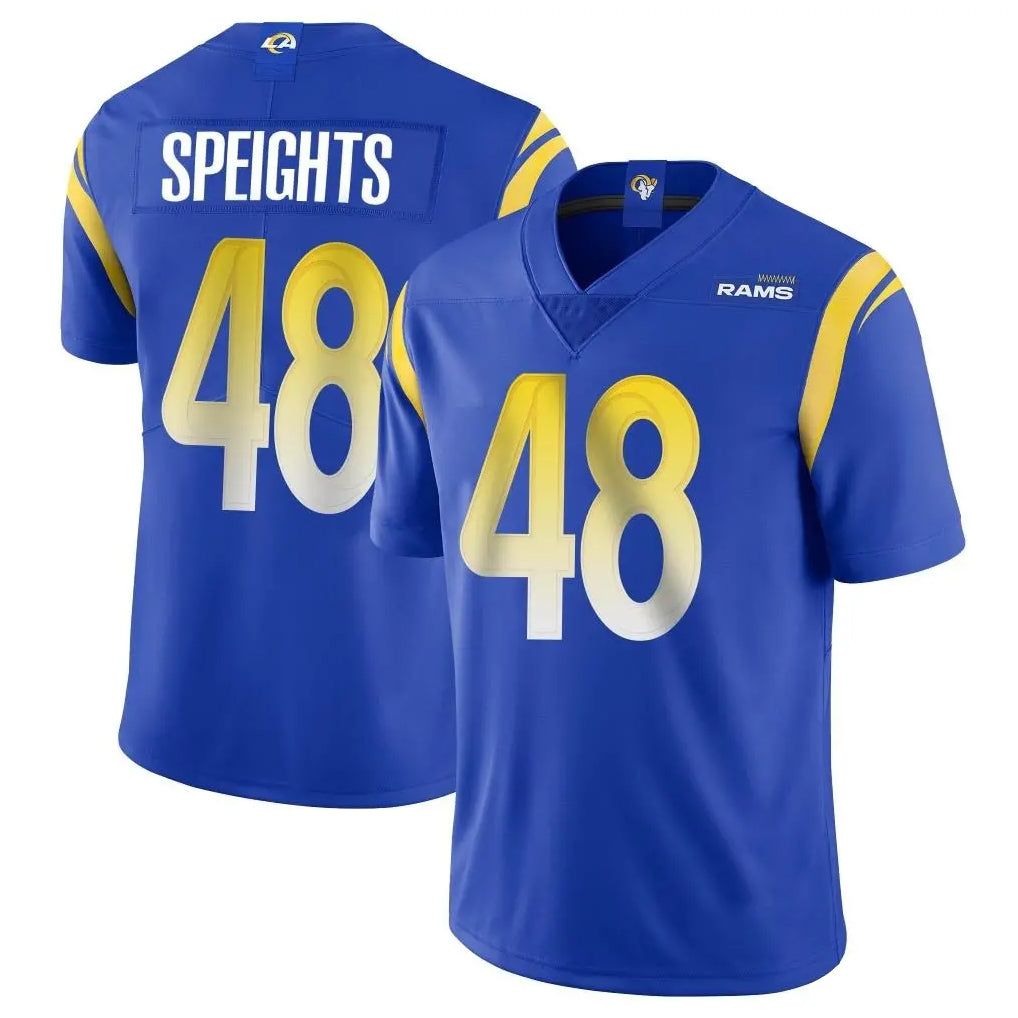 LA.Rams #48 Omar Speights Player Royal Limited Vapor Untouchable Home Game Odoa Stitched Jerseys
