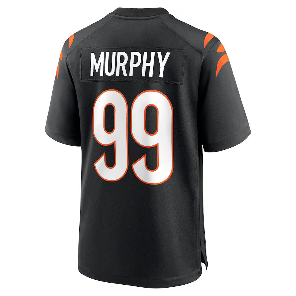 C.Bengals #99 Myles Murphy Player Black Home Game Odoa Stitched Jerseys