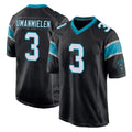 C.Panthers #3 Princely Umanmielen Player Black Game Odoa Stitched Jerseys