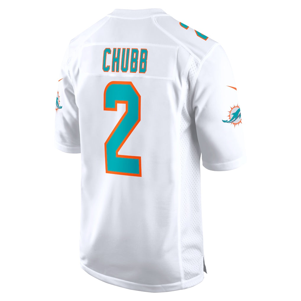 Odoa M.Dolphins #2 Bradley Chubb White Game Player Jersey
