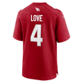 Odoa A.Cardinals #4 Jeremiyah Love Red Game Player Stitched Jerseys