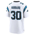 C.Panthers #30 Chuba Hubbard Player White Home Game Odoa Stitched Jerseys