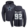 D.Cowboys #92 Quinnen Williams Player Navy Pullover Hoodies Limited Odoa Stitched Jerseys