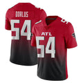 A.Falcons #54 Brandon Dorlus Player Red Vapor Untouchable Limited Home Game Odoa Stitched Jerseys