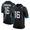 J.Jaguars #16 Trevor Lawrence Player Black Home Game Odoa Stitched Jerseys