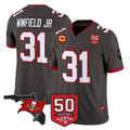TB.Buccaneers #31 Antoine Winfield Jr. Player Pewter Limited 2026 Season Vapor F.U.S.E. Home Game Odoa Stitched Jerseys