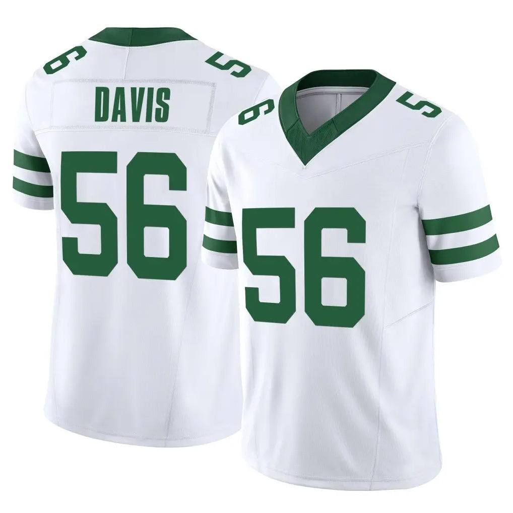 NY.Jets #56 Demario Davis Player White Legacy Limited Vapor F.U.S.E. Home Game Odoa Stitched Jerseys