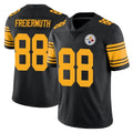 P.Steelers #88 Pat Freiermuth Player Black Limited Color Rush Home Game Odoa Stitched Jerseys