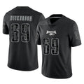 P.Eagles #69 Landon Dickerson Player Black Reflective Limited Home Game Odoa Stitched Jerseys