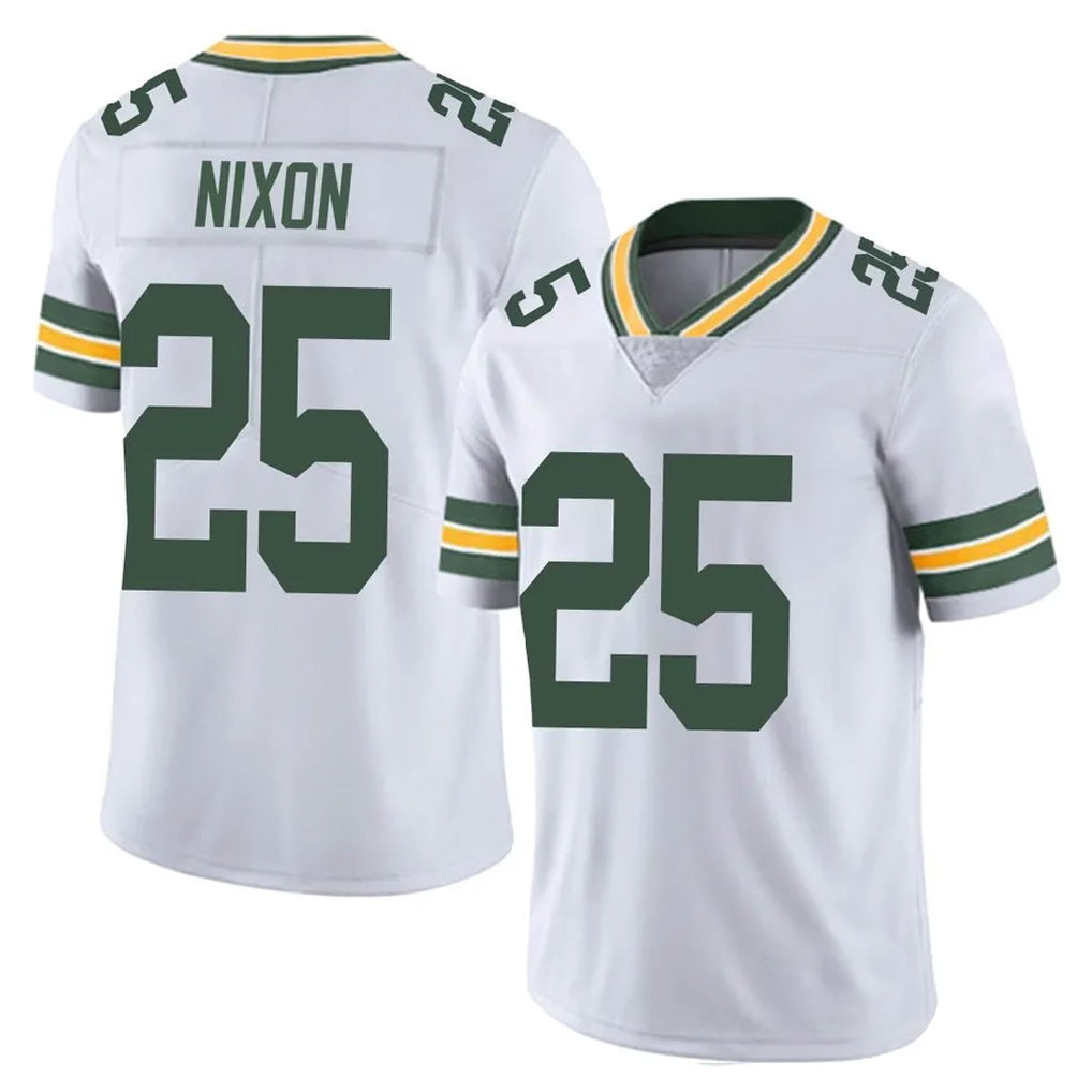 GB.Packers #25 Keisean Nixon Player White Vapor Untouchable Limited Home Game Odoa Stitched Jerseys