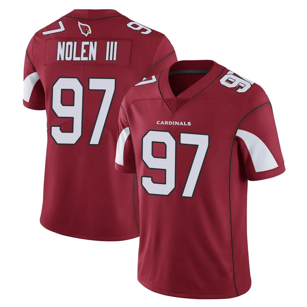 A.Cardinals #97 Walter Nolen III Player Cardinal Vapor Limited Home Game  Odoa Stitched Jerseys