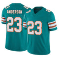 M.Dolphins #23 Zayne Anderson Player Aqua Limited Alternate Vapor F.U.S.E. Home Game Odoa Stitched Jerseys