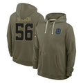 IN.Colts #56 Quenton Nelson Player Olive Salute to Service Pullover Hoodies Limited Odoa Stitched Jerseys