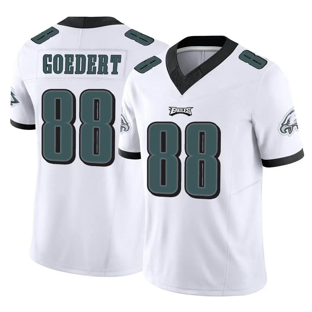 P.Eagles #88 Dallas Goedert Player White Limited Vapor F.U.S.E. Home Game Odoa Stitched Jerseys