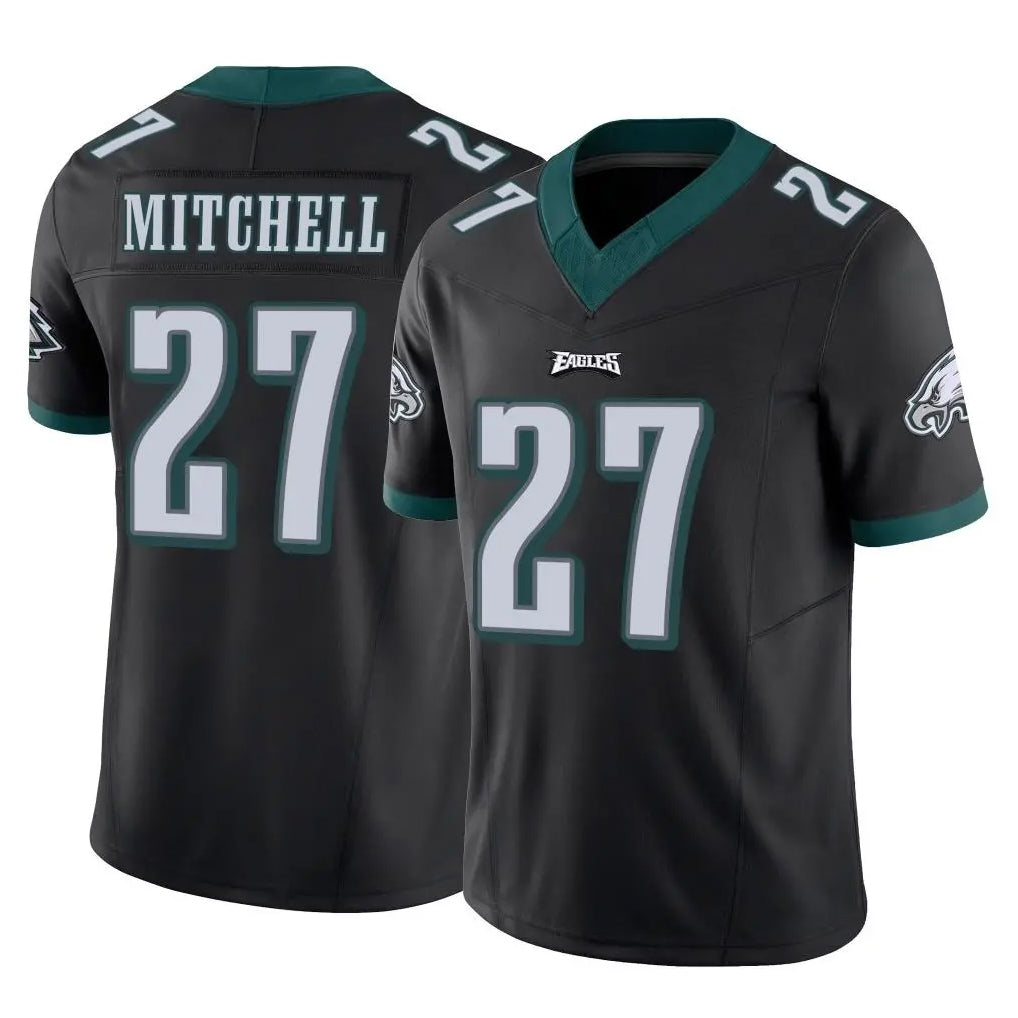 P.Eagles #27 Quinyon Mitchell Player Black Limited Vapor F.U.S.E. Home Game Odoa Stitched Jerseys