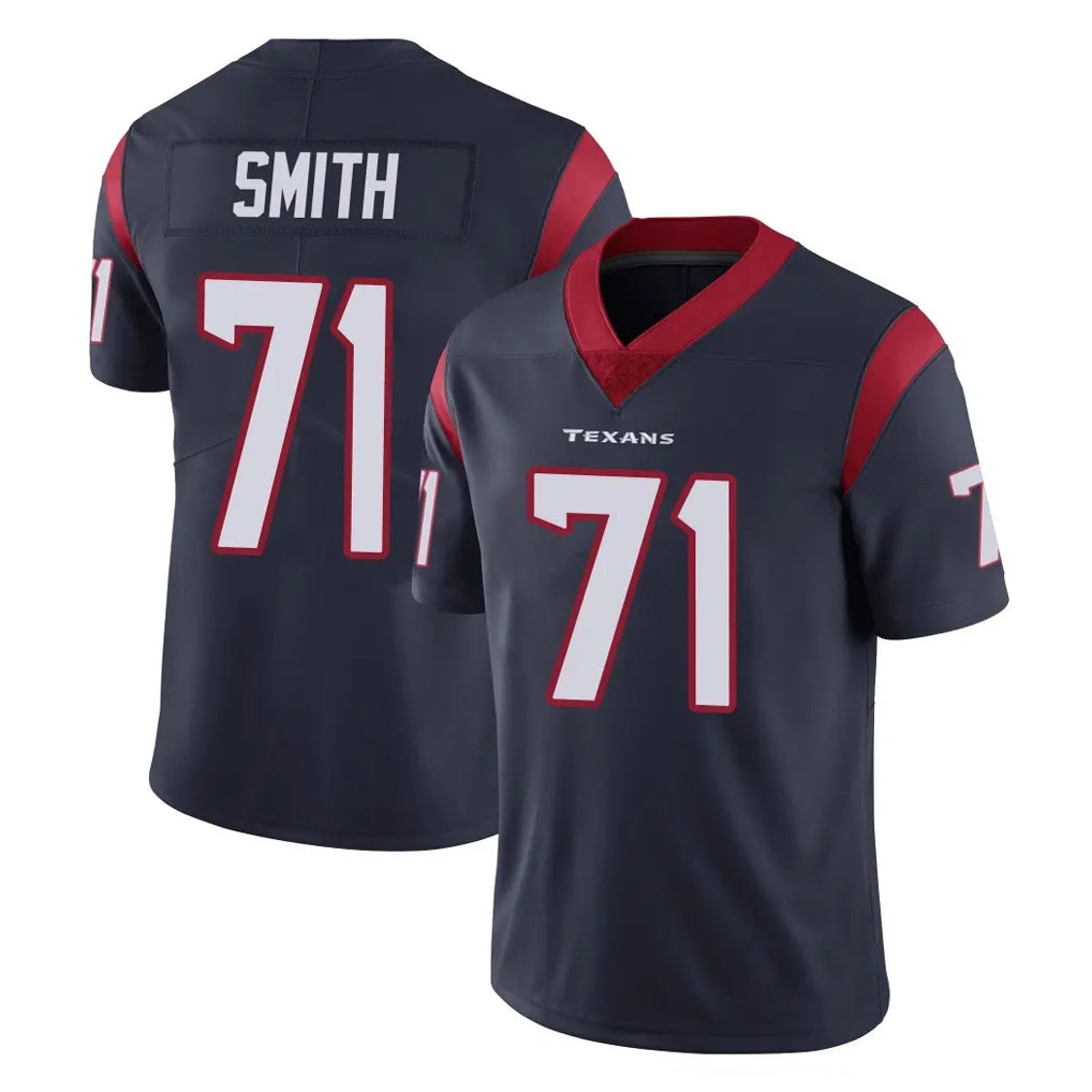 H.Texans #71 Braden Smith Player Navy Limited Vapor Untouchable Home Game Odoa Stitched Jerseys