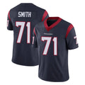 H.Texans #71 Braden Smith Player Navy Limited Vapor Untouchable Home Game Odoa Stitched Jerseys