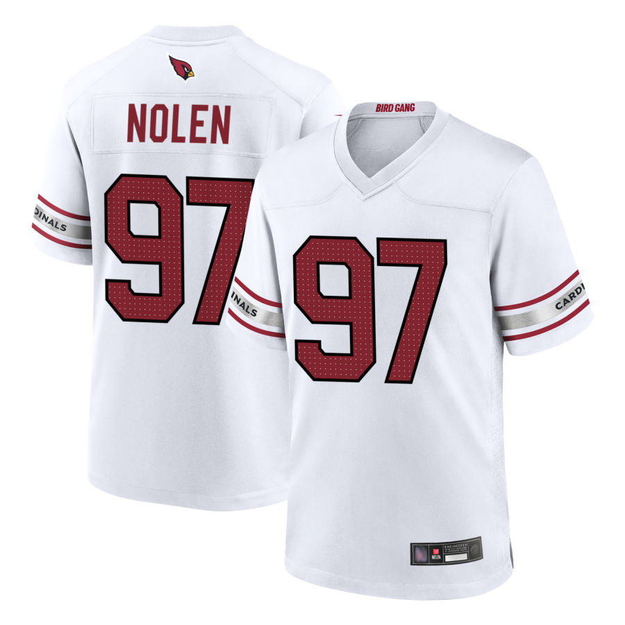A.Cardinals #97 Walter Nolen III Player White Game Odoa Stitched Jerseys