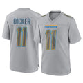 LA.Chargers #11 Cameron Dicker Player Gray Atmosphere Fashion Home Game Odoa Stitched Jerseys