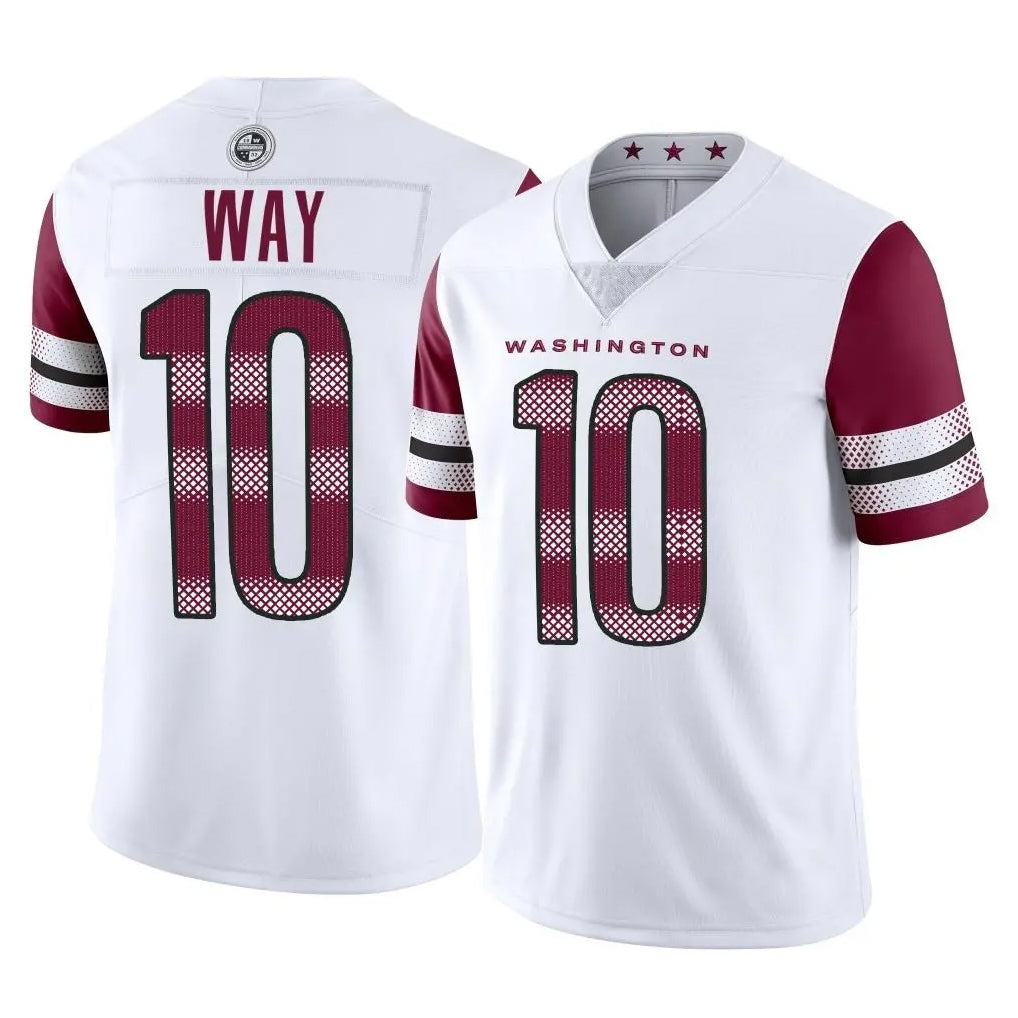 W.Commanders #10 Tress Way Player White Limited Vapor Home Game Odoa Stitched Jerseys