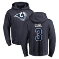 LA.Rams #3 Kam Curl Player Navy Pullover Hoodie Limited Game Odoa Stitched Jerseys