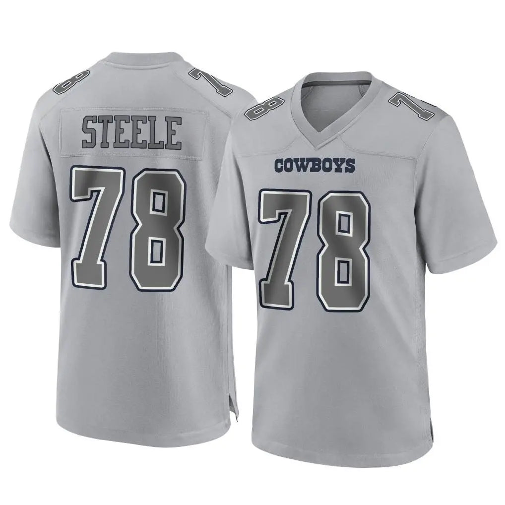 D.Cowboys #78 Terence Steele Player Gray Atmosphere Fashion Home Game Odoa Stitched Jerseys