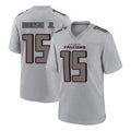 A.Falcons #15 Brian Robinson Player Gray Fashion Home Game Odoa Stitched Jerseys