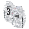 C.Browns #3 Jerry Jeudy Player Arctic Camo Salute to Service Hoodies Limited Game Odoa Stitched Jerseys
