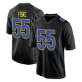 LA.Rams #55 Braden Fiske Player Black Fashion Limited Home Game Odoa Stitched Jerseys