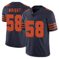 C.Bears #58 Darnell Wright Player Navy Blue Alternate Vapor Untouchable Limited Odoa Stitched Jerseys