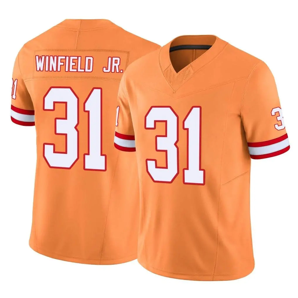 TB.Buccaneers #31 Antoine Winfield Jr. Player Orange Limited Vapor F.U.S.E. Home Game Odoa Stitched Jerseys