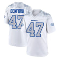 B.Bills #47 Christian Benford Player White Rivalries Collection Limited Odoa Stitched Jerseys