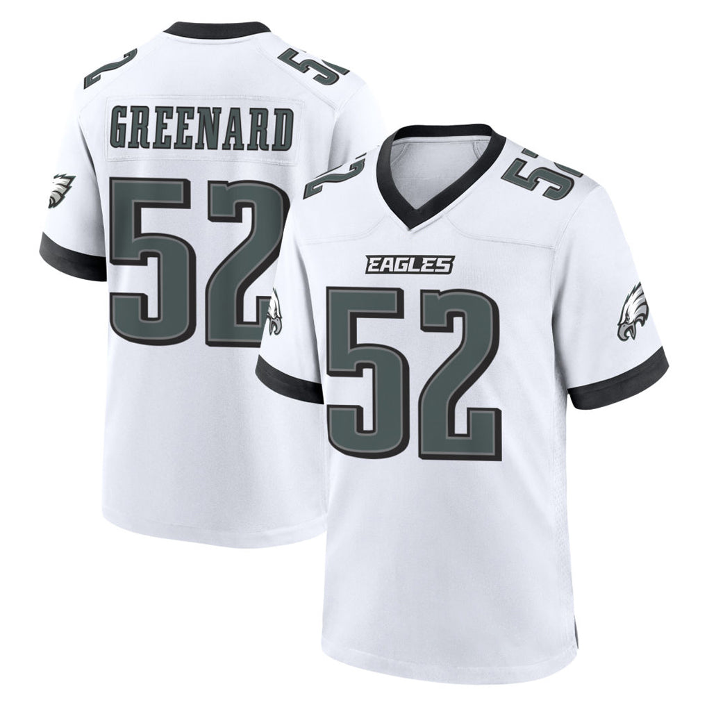 P.Eagles #52 Jonathan Greenard Player White Game Home Odoa Stitched Jerseys