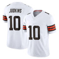 C.Browns #10 Quinshon Judkins Player White Vapor F.U.S.E. Limited Home Game Odoa Stitched Jerseys