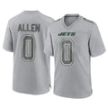 NY.Jets #0 Braelon Allen Player Gray Limited Atmosphere Fashion Home Game Odoa Stitched Jerseys