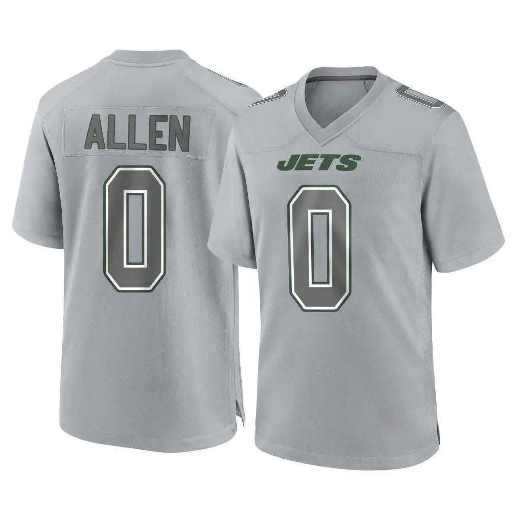 NY.Jets #0 Braelon Allen Player Gray Limited Atmosphere Fashion Home Game Odoa Stitched Jerseys