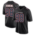 H.Texans #98 Sheldon Rankins Player Black Fashion Home Game Odoa Stitched Jerseys