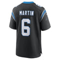 Odoa C.Panthers #6 Sam Martin Black Team Game Jersey